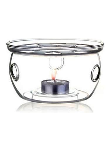 Tea Pot Warmer Transparent 13.5x13.5x8cm