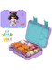 Attack Gamer Girl Bento Lunch Box for Kids &acirc;&euro;&ldquo; Leakproof 6-Compartment Convertible Tray, BPA-Free, Food-Grade Material &acirc;&euro;&ldquo; Includes Cute Animal Food Picks &acirc;&euro;&ldquo; Purple &amp; Aqua &acirc;&euro;&ldquo; Ideal for School &amp; Travel
