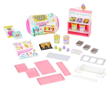 MGA's Miniverse Make It Mini Spaces Furniture Pack, Buildable Mini Furniture With Exclusive Ingredients &amp; Collector's Guide, 10 Unique Display Styles - 547426