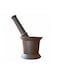 Pre Seasoned Cast Iron Mortar And Pestle Black 12cm