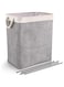 65L Laundry Basket Linen Storage Baskets ,Hamper Collapsible Folding Laundry Bin with Rope Handles for Laundry Room Bathroom