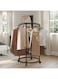 Clothes Rack,Round Clothes Organizer on Wheels, Closet Rack for Hanging Clothes, Clothing Hanging Rack for Small Space