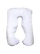 U-Shaped Body Pillow cotton White