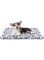 VANKEAN Dog Crate Pad Bed Mat Reversible (Warm &amp; Cool), Soft Pet Sleeping Mat Dog Bed for Crate Suitable for Small to XX-Large Dogs and Cats, Machine Washable Crate Beds, Grey Stone Pattern