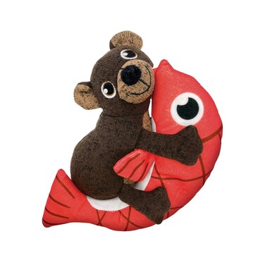 لعبة كونغ بول-أ-بارتز بالز بير للكلاب ذات الصافرة متوسطة الحجم