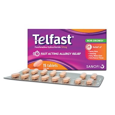 Telfast 120Mg Tab 15S