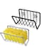NALACAL Kitchen Stainless Steel Sponge Holder, Sponge Holder with 4 Suction Cups, Kitchen Sink Organizer for Sponge, Soap, Scrubber, Kitchen Sink Basket Brush Holder Dishcloth Hanger