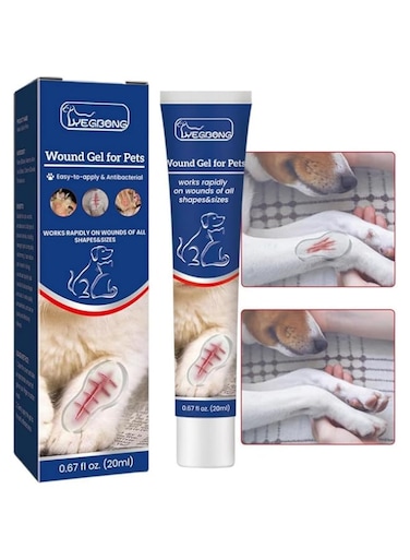 1pcs External Use wound healing Gel Pet Gelr 20ml Wound Healing Gel Clotting Gel For Dog Nail Blood Stopper Blood Clotting