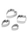 Floral Cake Decorating Tools Silver