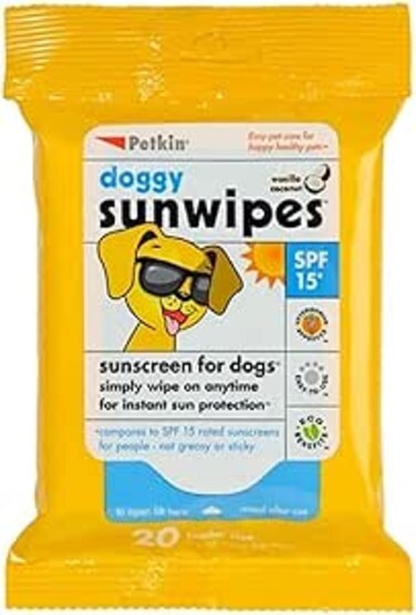 Petkin Doggy Sun Wipes 20ct-Pack of 2