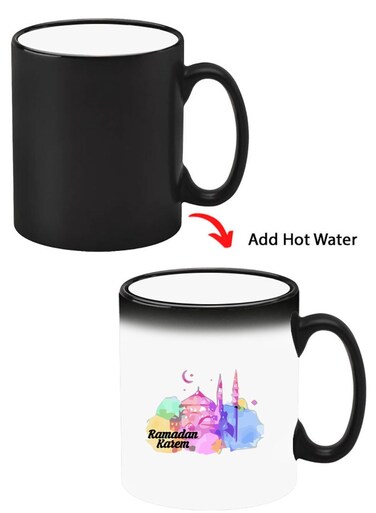 Color Changing Heat Sensitive Ceramic Mug, Image Revealed When HOT Liquid is Added! Ramadan Kareem