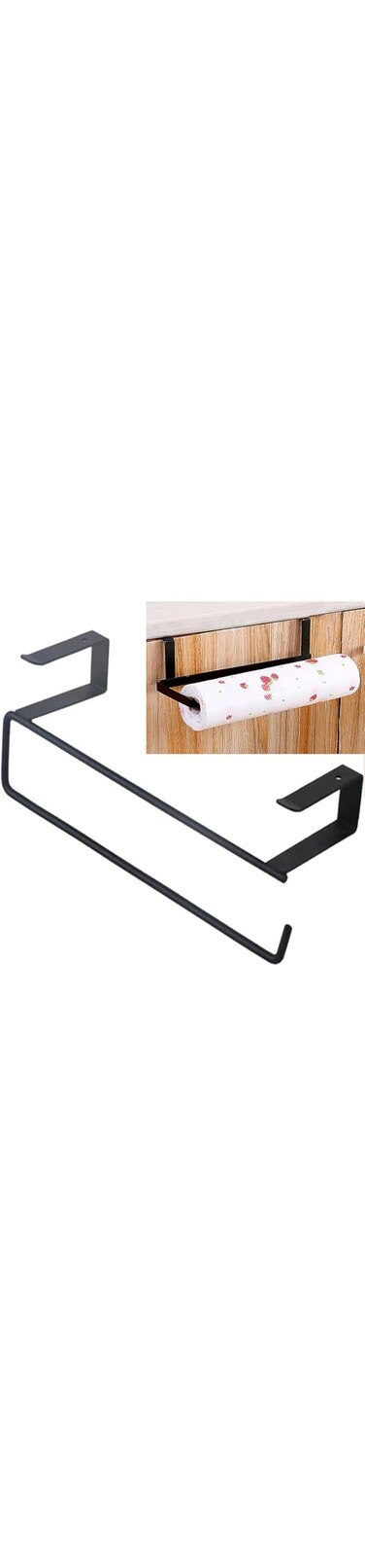 VELEGO Paper Towel Holder, Under Cabinet Paper Towel Holder, Paper Towel Holder for Bathroom Kitchen Tissue Holder Hanging Towel Holder Rack Kitchen Roll Paper Holder Stand Organizers Kitchen Roll