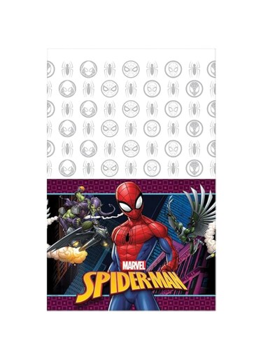 Amscan 571860 Spider-Man&trade; "Webbed Wonder" Plastic Table Cover, Party Favor 54" X 96" 1 Ct