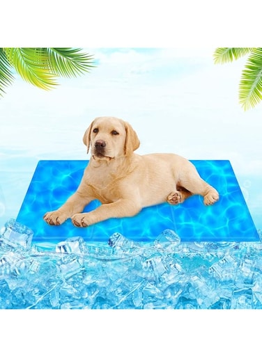 Dolahovy Dog Cooling Mat, Pet Cooling Mats Durable Ice Mats for Dogs Waterproof Self Cooling Pad Non-Toxic Gel Dog Sleeping Mat Cool Dog Cooling Bed for Cat Small Medium Large dog Summer