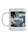 Coffee Lovers Printed Mug White/Grey/Blue