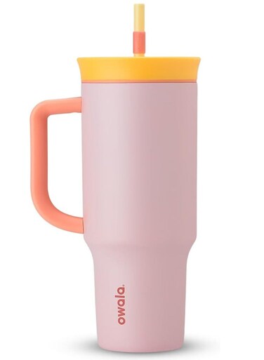 40oz Stainless Steel Straw Tumbler