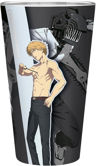 ABYstyle Chainsaw Man Printed Glass, 400ml 2 PCS
