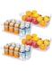 Luksyol Fridge Organizer Bins - Clear Set for Efficient Fridge and Pantry Storage   Fridge Organizers and Storage Containers   BPA-Free, Durable Plastic   Easy Access Handles (4, 14.5''   8.5'')