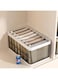 EPEDIC Pull-out wardrobe storage artifact, simple clothing storage box, wardrobe organizer, home clothing separation and organizing box, jeans storage box (7 grids)