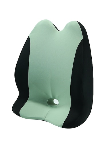 Seat Cushion for Office Lumbar Support Pillow Chair Memory Foam Seat Cushion for Sciatica Back Support Pillow Chair Pads Reduce Tailbone Pressure Green.