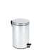 Stainless Steel Dust Bin Silver 30Liters