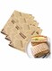 100 Sheets Bread Sandwich Burger Fries Food Grade Oil Proof Paper Grease Paper Greaseproof Wrappers Wrapping Baking Tools Gift Wrapping Tissue 18x18cm