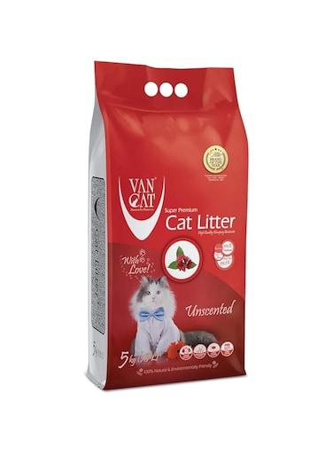 Van Cat 5 kg Natural White Bentonite Clumping Cat Litter
