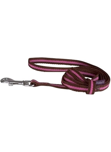 Bobby Arlequin Leash, Size 16, Brown