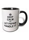 Keep Calm And Let Papaw Handle It Two Tone Mug Multicolour