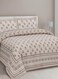 Grey Conversational Cotton Skin-Friendly 180 TC King Fine Bedsheet with 2 Pillow Covers