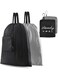 JHX 2 Pcs Travel Laundry Bag, Dirty Clothes Bag 【Upgraded】 with Handles and Aluminum Carabiner, Collapsible Laundry Bag for Travel, Camp, Fitness, and Students (Black&amp;Grey) 24"L x 21"W