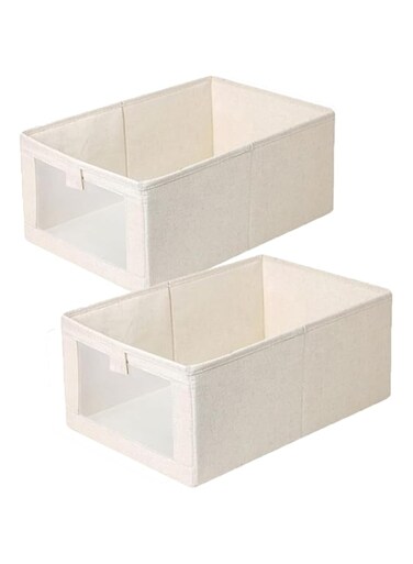 GTVGJH Foldable Wardrobe Storage Box, Cationic Steel, Drawer-Type, Maximize Closet Space, Sturdy &amp; Comfortable Handle
