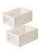 GTVGJH Foldable Wardrobe Storage Box, Cationic Steel, Drawer-Type, Maximize Closet Space, Sturdy &amp; Comfortable Handle