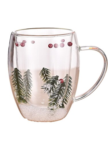 Walled Glass Cups, Heat Resistant Highball Glass Cups, Anti Scalding Borosilicate Glass Mugs, Transparent Cappuccino Cups, Paper Hot Cups Perfect for Hot Beverages Tea Coffee Cappuccino