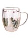 Walled Glass Cups, Heat Resistant Highball Glass Cups, Anti Scalding Borosilicate Glass Mugs, Transparent Cappuccino Cups, Paper Hot Cups Perfect for Hot Beverages Tea Coffee Cappuccino