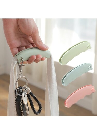 3 Pcs Shopping Bag Holder T-Shirt Handle Bag Silicone Grip Portable Carrier for Carrying Plastic Grocery Bags Labor-Saving Tool to Protect Your Hands