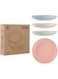 jimmycloud Wheat Straw Plate (Set of 4 Pieces)