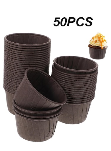 Cupcake Baking Cups Standard Size Paper Cupcake Liners Greaseproof Wrappers Disposable for Wedding Birthdays Coffee