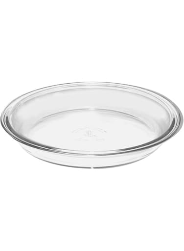 Anchor Hocking 81214L11 Oven Basics Deep Pie Dish, 9.5", Clear