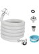 Extra Long Universal Washing Machine   3.5M Cold Water Fill Inlet Pipe Feed Hose   3.5M Extended washing machine hose   Burst Proof Washing Machine Water Inlet Pipe   Washer Pipe with Connectors