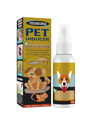 FDTY Dog Potty Training Spray,Pet Toilet Location Sprayer,Pet Defecation Inducer,Training Dog Cat Toilet Defecation Agent for Indoor &amp; Outdoor Use
