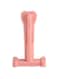 Bullibone SuperBrush: Dog Teeth Cleaning Brushing Toothbrush Stick - Long Lasting Nylon Pink Peppermint Chew Toy for Oral Care and Dental Health