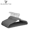 100-Piece Non-Slip Velvet Cloth Hanger Set Grey
