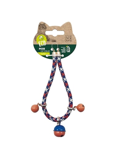 M-PETS Pixie Cat Eco Collar Red &amp; Blue