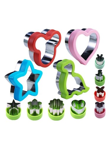 Stainless Steel Sandwiches Cutter Set Crustable Bread Decruster DIY Cookie Stamps Mold