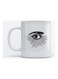 Mug The Eye for Coffee and Tea White