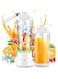 Perfin Portable Blender for Juice Fruit Mixers, 600ml 150W Mini Blender USB Rechargeable Personal Juicer Cup with 6 Blades, Travel Juice Cupz