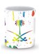 Premium Colourful Saudi Designer Mug White/Green/Yellow 325ml