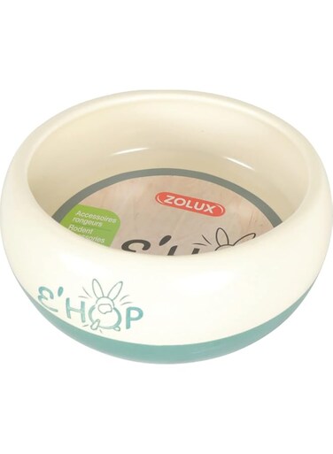 ZOLUX EHOP CERAMIC BOWL 300ML GREEN