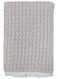 Turkish Cotton Throw Blanket Knitted Suitable for Bed, Sofa and Chair Dark Red/White 170x200 cm